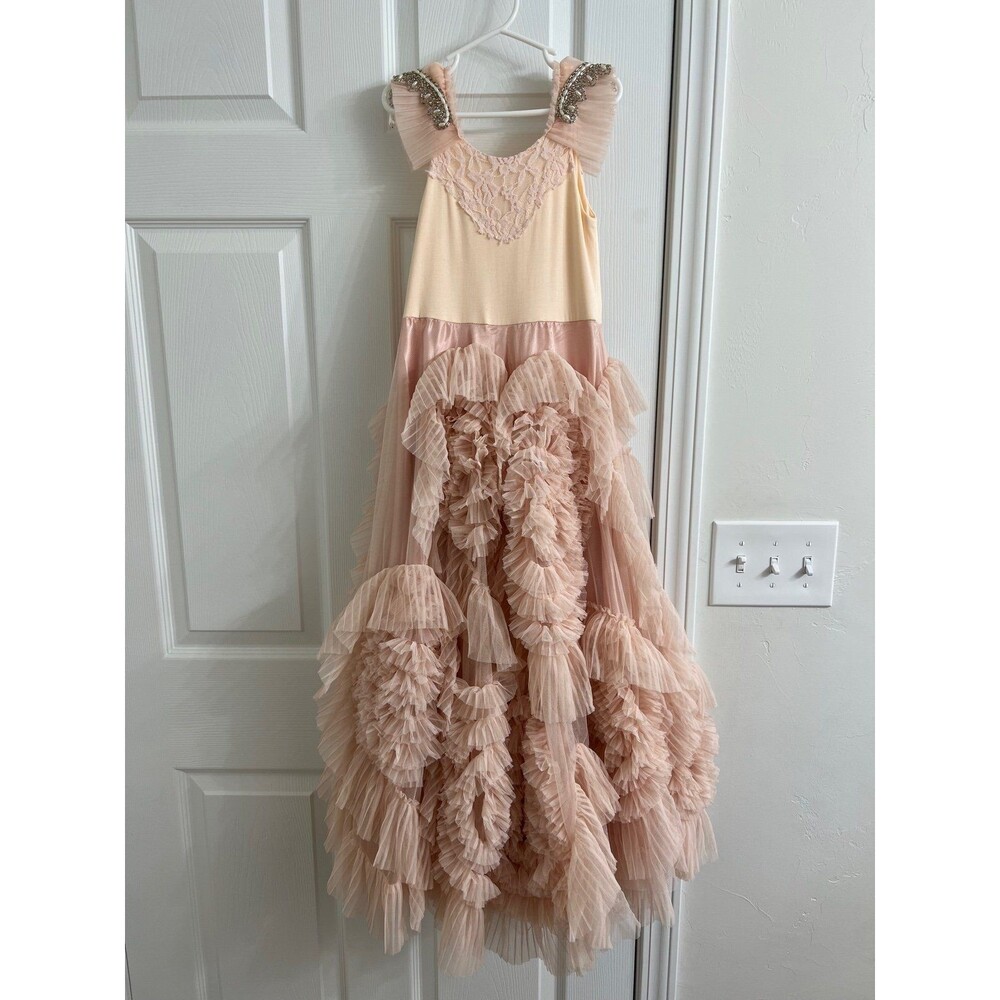 Dollcake Best Wishes Pink Frock Girls Size 7!